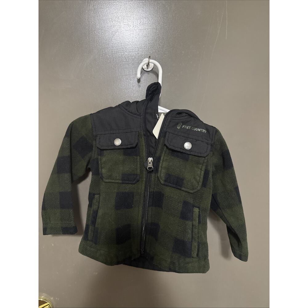 Free Country Kids' Camo Fleece Jacket with Hood 18M